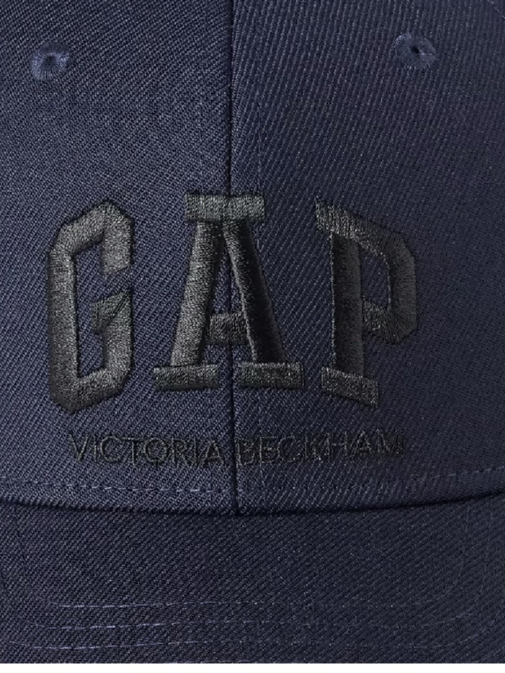 Victoria Beckham x GAP - Navy Logo Baseball Cap New w/ Tags - Picture 3 of 9
